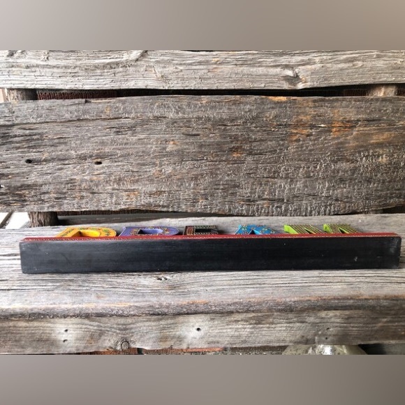 Boho bedroom decor DREAM word sign Bohemian hippy studio decoration shelf sitter - Picture 6 of 11